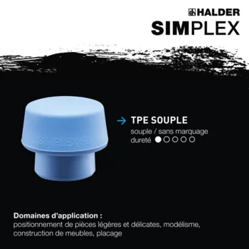                                             Plus Box SIM­PLEX "Tra­vaux in­té­rieur" Maillet SIMPLEX, TPE souple/superplastique plus gabarit
 IM0016801 Foto ArtGrp Zusatz fr
