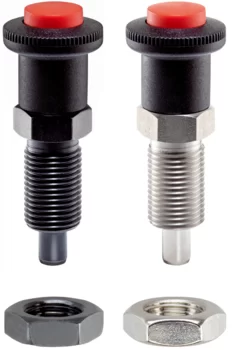 Index Plungers with release lock