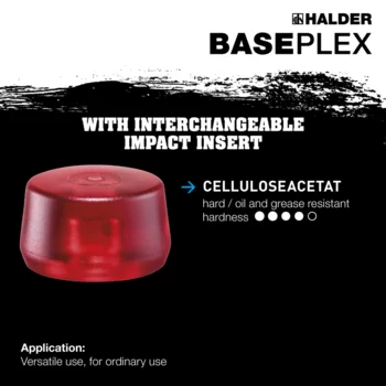                                             BASEPLEX insert Cellulose acetate, red 
 IM0015090 Foto ArtGrp Zusatz en
