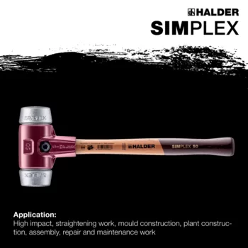                                             SIMPLEX soft-face mallets Soft metal; with cast iron housing and high-quality wooden handle
 IM0015135 Foto ArtGrp Zusatz en
