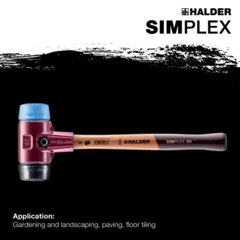                                             SIMPLEX soft-face mallets TPE-soft / rubber composition; with cast iron housing and high-quality wooden handle
 IM0015137 Foto ArtGrp Zusatz en
