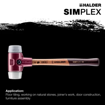                                             SIMPLEX soft-face mallets TPE-mid / superplastic; with cast iron housing and high-quality wooden handle
 IM0015148 Foto ArtGrp Zusatz en
