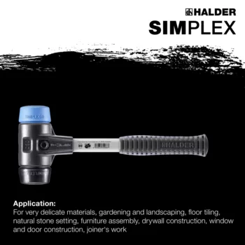                                             SIMPLEX soft-face mallets TPE-soft / rubber composition; with reinforced cast iron housing and fibre-glass handle
 IM0015168 Foto ArtGrp Zusatz en
