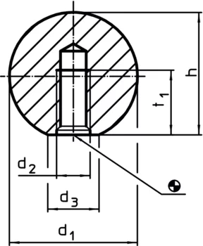                                             Ball Knobs metal types similar to DIN 319
 IM0001781 Zeichnung
