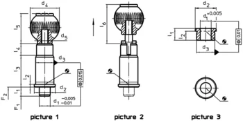                                             Precision Index Plungers with cylindrical pin
 IM0002993 Zeichnung en
